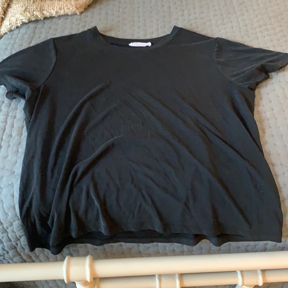 Silky Black T-Shirt